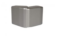 Electro Plint buitenhoek verstelbaar Aluminium 55mm