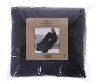 Plaid met mouwen 150x200 Raven