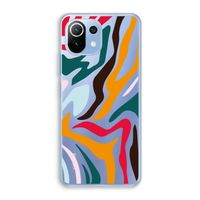 Colored Zebra: Xiaomi Mi 11 Lite Transparant Hoesje