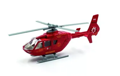 Jägerndorfer noodarts helikopter rood 1:50