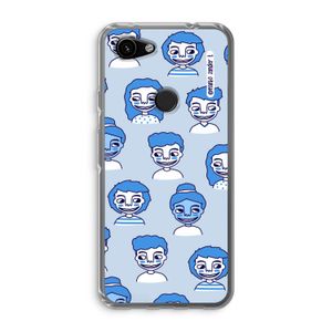 Gezichtjes: Google Pixel 3a Transparant Hoesje