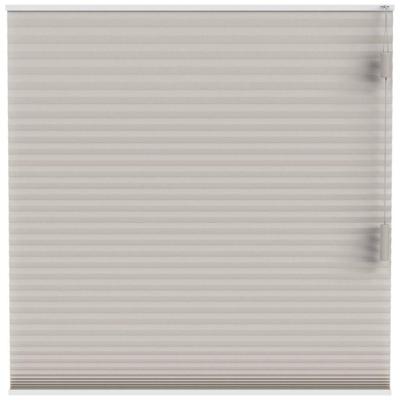 Leen Bakker - Fenstr Plisségordijn Boston Dubbel 25mm Lichtdoorlatend - Linnen (25511) - Polyester - Grijs - 120x10x10 Cm
