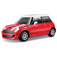 Modelauto - Mini Cooper S - rood - schaal 1:43 - speelgoedauto