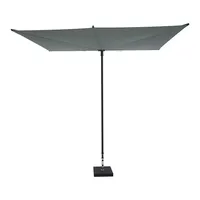 Parasol sun square l250b125cm grijs