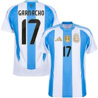 Argentinië Shirt Thuis 2024-2025 + Garnacho 17