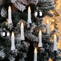 Kaarsen verlichting - 30 LED kaarsen - 1310 cm - warm wit - kerstverlichting Kaarsen verlichting - 30 LED kaarsen - 1310 cm - warm wit - kerstverlichting