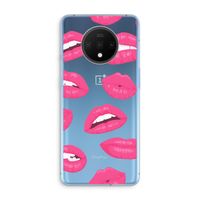 Bite my lip: OnePlus 7T Transparant Hoesje