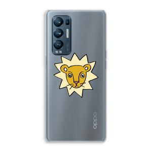 Kleine leeuw: Oppo Find X3 Neo Transparant Hoesje