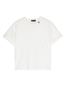 Monnalisa t-shirt à détail de broche - Blanc