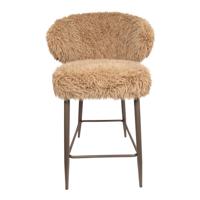 Ares Barkruk Hair Bruin (set van 2)