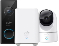 Eufy Video Doorbell Battery Set + Eufy Indoor Cam 2K Pan & Tilt