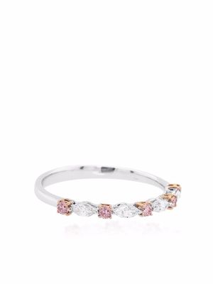HYT Jewelry bague Argyle Pink en or 18ct sertie de diamants - Argent