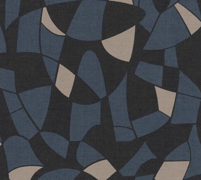 AS Creation Antigua - Zwart - Geometrisch Behang - 390935