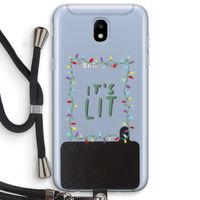 It's Lit: Samsung Galaxy J5 (2017) Transparant Hoesje met koord