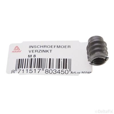 Inschroefmoer m8 - Deltafix