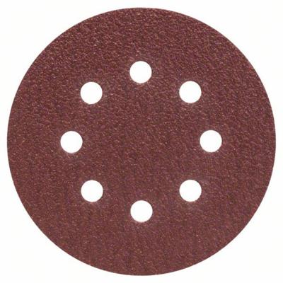 Bosch Accessories 2607019491 Excenterschuurpapier Met klittenband, Geperforeerd Korrelgrootte (num) 40 (Ø) 125 mm 25 stuk(s)
