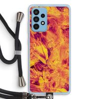 Eternal Fire: Samsung Galaxy A52 Transparant Hoesje met koord
