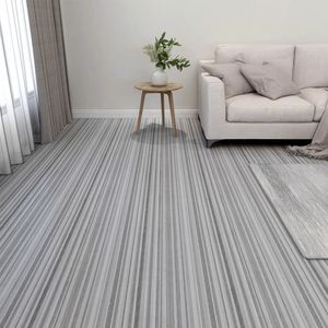 VidaXL Vloerplanken 20 st zelfklevend 1,86 m² pvc lichtgrijs