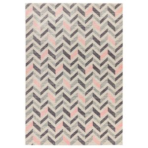 Vloerkleed Colt - Roze/Creme