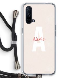 Strawberry Milkshake: OnePlus Nord CE 5G Transparant Hoesje met koord