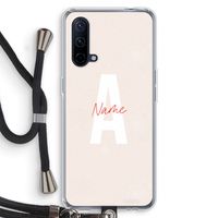 Strawberry Milkshake: OnePlus Nord CE 5G Transparant Hoesje met koord
