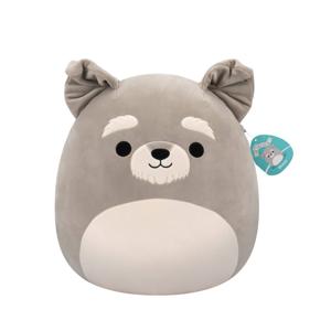 Squishmallows Shaun Schnauzer knuffel - Grijs - 40 cm