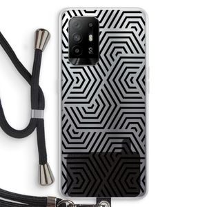 Magic pattern: Oppo A95 5G Transparant Hoesje met koord