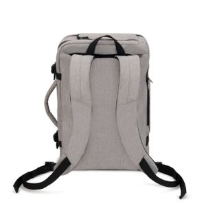 Dicota Backpack Dual Plus EDGE 13-15.6 light grey Laptoprugzak Geschikt voor max. (laptop): 39,6 cm (15,6) Lichtgrijs