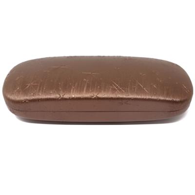 Brillenkoker - bruin - universeel - hard kunststof - bril beschermen