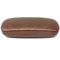 Brillenkoker - bruin - universeel - hard kunststof - bril beschermen