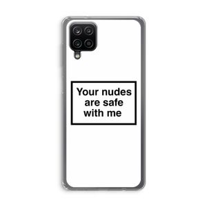 Safe with me: Samsung Galaxy A12 Transparant Hoesje