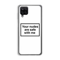 Safe with me: Samsung Galaxy A12 Transparant Hoesje - thumbnail