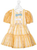 Hucklebones London robe à manches bouffantes - Jaune