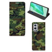 OnePlus 9 Pro | Hoesje met Magneet | Army Dark