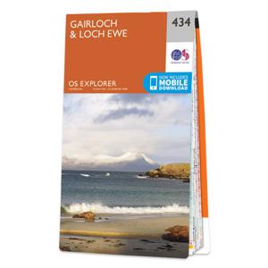 Wandelkaart - Topografische kaart 434 OS Explorer Map Gairloch / Loch