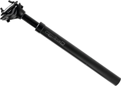 Ergotec zadelpen verend sp-10.0 ø31.6mm / 350mm 45/100 zwart