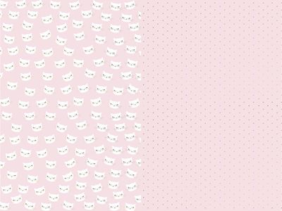 Set 2 rollen Inpakpapier Cat Bibi