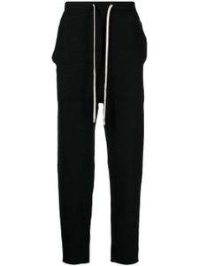 Rick Owens pantalon de jogging à lien de resserrage - Noir