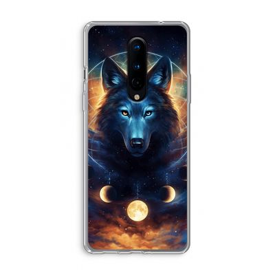 Wolf Dreamcatcher: OnePlus 8 Transparant Hoesje