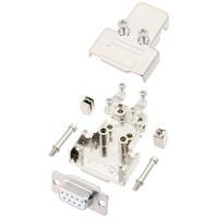 encitech TRI-M-09-DBS-W-K 6355-8038-11 D-sub female connectorset 180 ° Aantal polen: 9 Soldeerkelk 1 stuk(s)