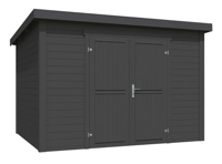 Blokhut Lotta 300x250 Carbon Grey - Outdoor life Blokhut Lotta 300x250 Carbon Grey - Outdoor life