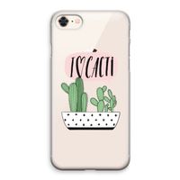 I love cacti: iPhone 8 Transparant Hoesje