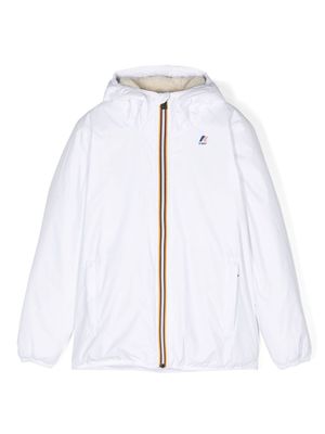 K Way Kids veste P. Le Vrai 3.0 Claude à capuche - Tons neutres