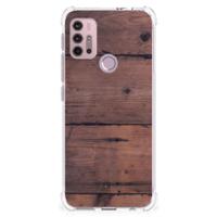 Motorola Moto G30 | G20 | G10 Stevig Telefoonhoesje Old Wood