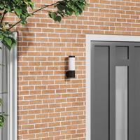 Buitenwandlamp Zwart 12 x 7.5 x 27 cm Roestvrij staal
