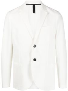 Harris Wharf London blazer en coton à simple boutonnage - Blanc