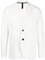 Harris Wharf London blazer en coton à simple boutonnage - Blanc