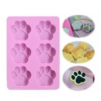 3 stuks paw zeep ijs chocolade taart siliconen mal (roze)