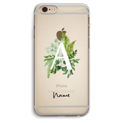 Green Brush: iPhone 6 Plus / 6S Plus Transparant Hoesje