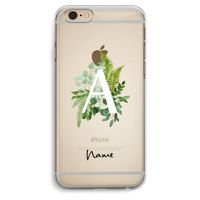 Green Brush: iPhone 6 Plus / 6S Plus Transparant Hoesje